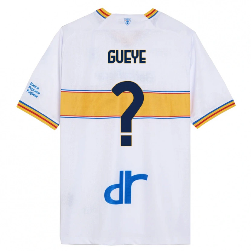 Danxen Criança Camisola Pape Gueye #0 Branco Amarelo Alternativa 2025/26 Camisa Brasil