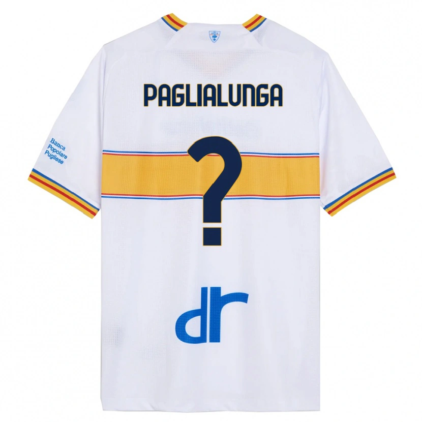 Danxen Criança Camisola Robert Paglialunga #0 Branco Amarelo Alternativa 2025/26 Camisa Brasil