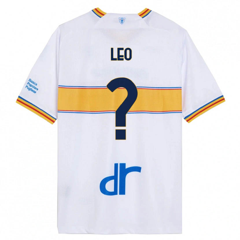 Danxen Criança Camisola Giulio Leo #0 Branco Amarelo Alternativa 2025/26 Camisa Brasil