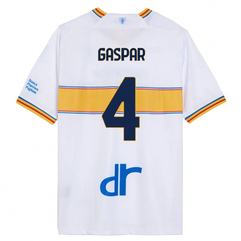Danxen Criança Camisola Kialonda Gaspar #4 Branco Amarelo Alternativa 2025/26 Camisa Brasil