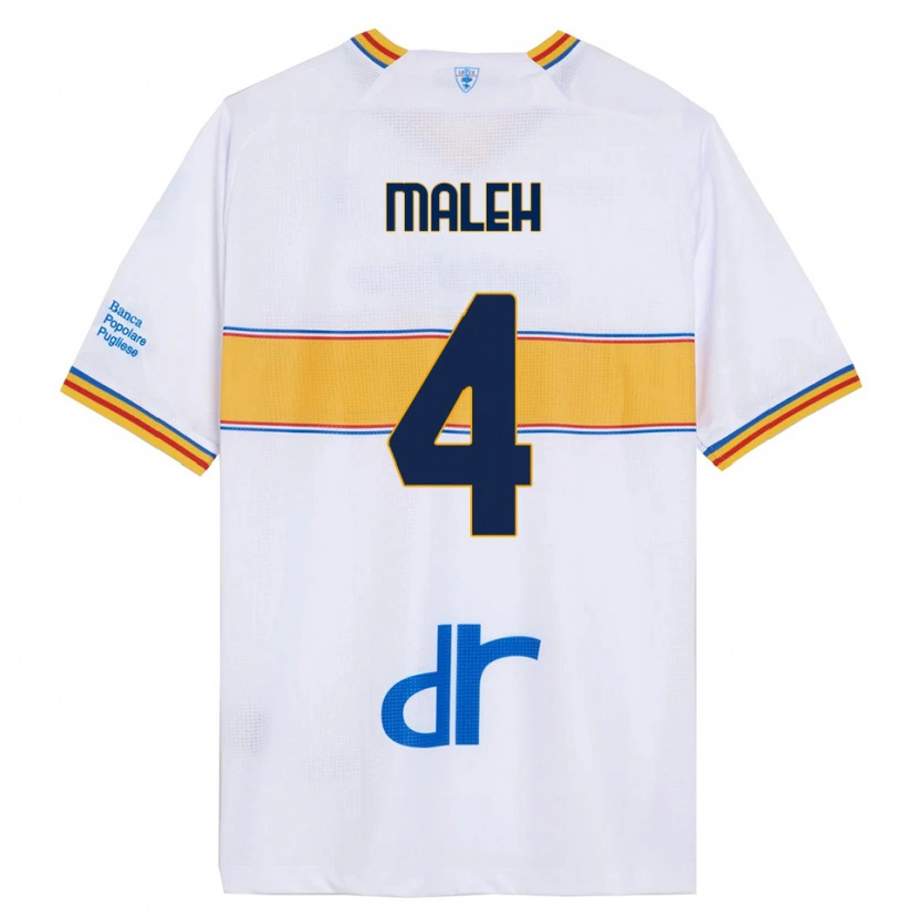 Danxen Criança Camisola Youssef Maleh #4 Branco Amarelo Alternativa 2025/26 Camisa Brasil
