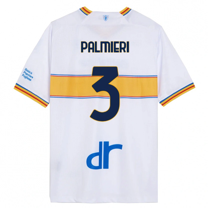 Danxen Criança Camisola Andrea Palmieri #3 Branco Amarelo Alternativa 2025/26 Camisa Brasil