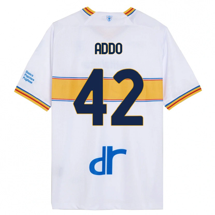 Danxen Criança Camisola Vernon Addo #42 Branco Amarelo Alternativa 2025/26 Camisa Brasil