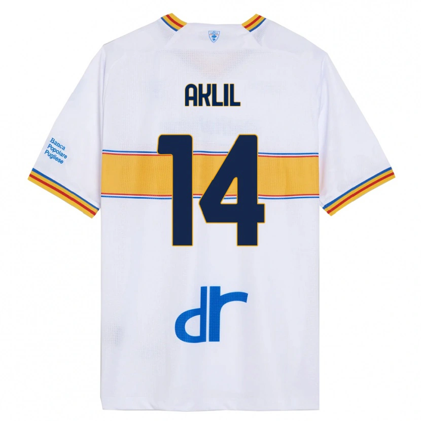 Danxen Criança Camisola Lino Aklil #14 Branco Amarelo Alternativa 2025/26 Camisa Brasil