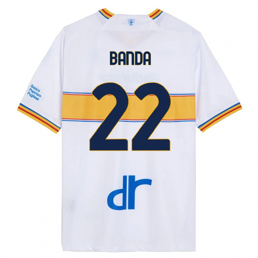 Danxen Criança Camisola Lameck Banda #22 Branco Amarelo Alternativa 2025/26 Camisa Brasil