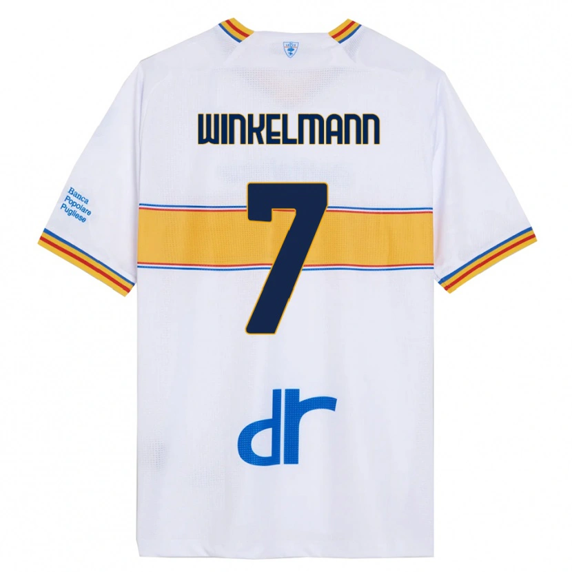 Danxen Criança Camisola Till Winkelmann #7 Branco Amarelo Alternativa 2025/26 Camisa Brasil