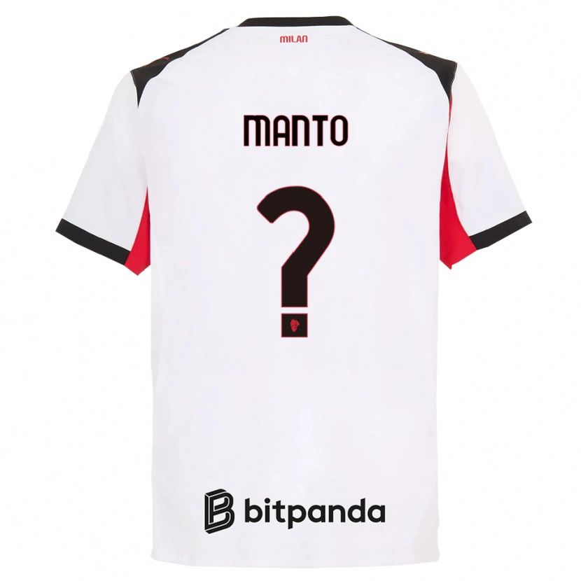 Danxen Criança Camisola Gaetano Manto #0 Branco Preto Alternativa 2025/26 Camisa Brasil
