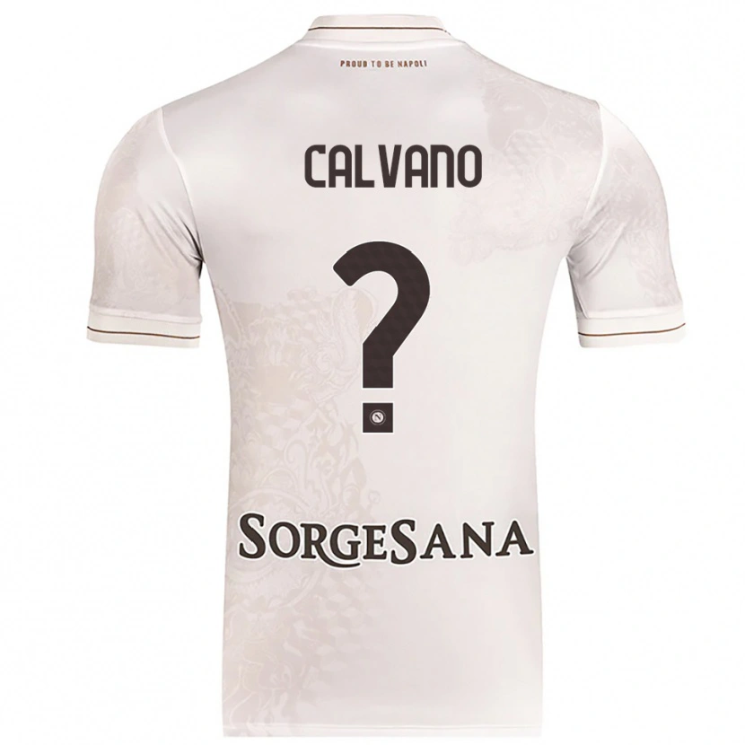 Danxen Criança Camisola Giovanni Calvano #0 Champagne Marrom Alternativa 2025/26 Camisa Brasil