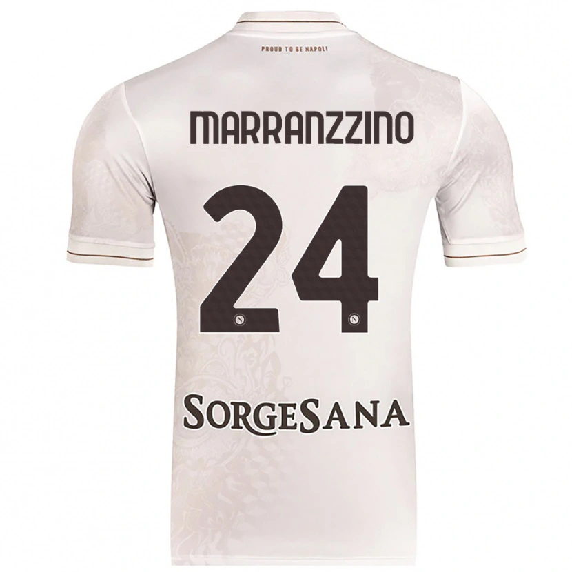 Danxen Criança Camisola Pasquale Marranzzino #24 Champagne Marrom Alternativa 2025/26 Camisa Brasil