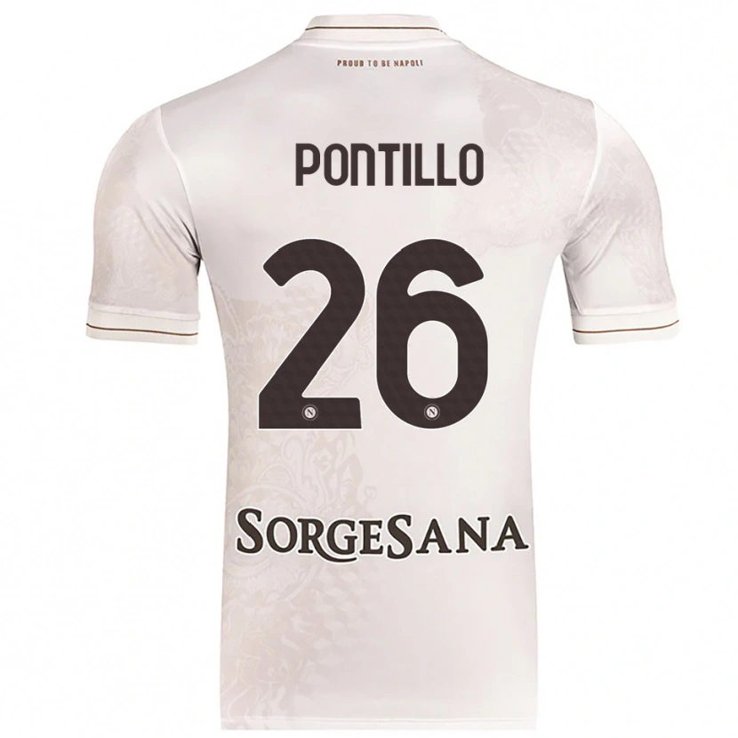 Danxen Criança Camisola Pasquale Pontillo #26 Champagne Marrom Alternativa 2025/26 Camisa Brasil