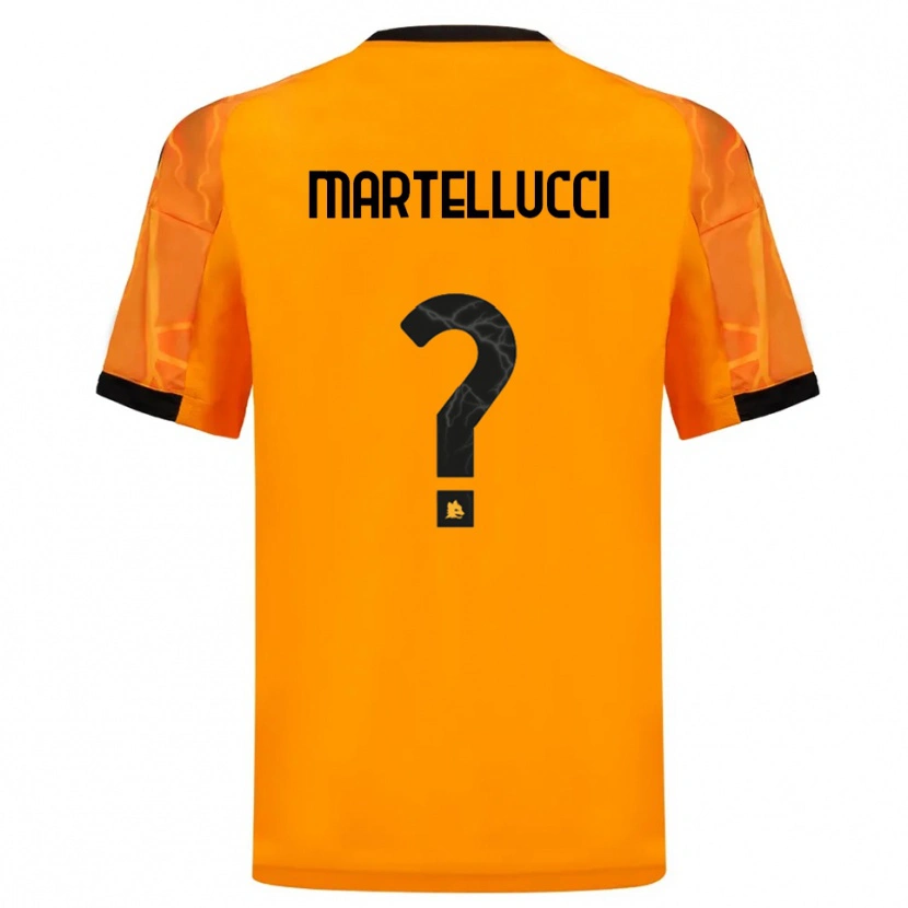 Danxen Criança Camisola Federico Martellucci #0 Laranja Preto Alternativa 2025/26 Camisa Brasil