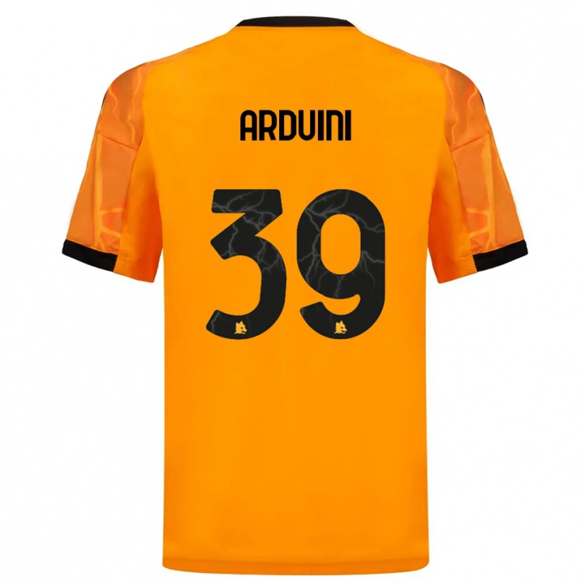 Danxen Criança Camisola Giacomo Arduini #39 Laranja Preto Alternativa 2025/26 Camisa Brasil