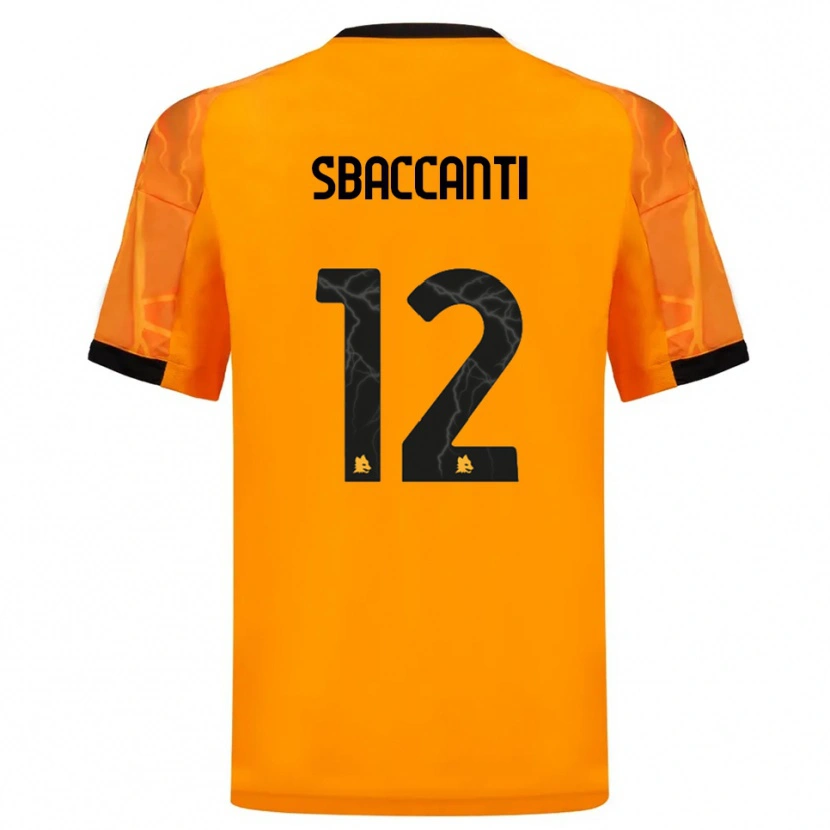 Danxen Criança Camisola Christian Sbaccanti #12 Laranja Preto Alternativa 2025/26 Camisa Brasil