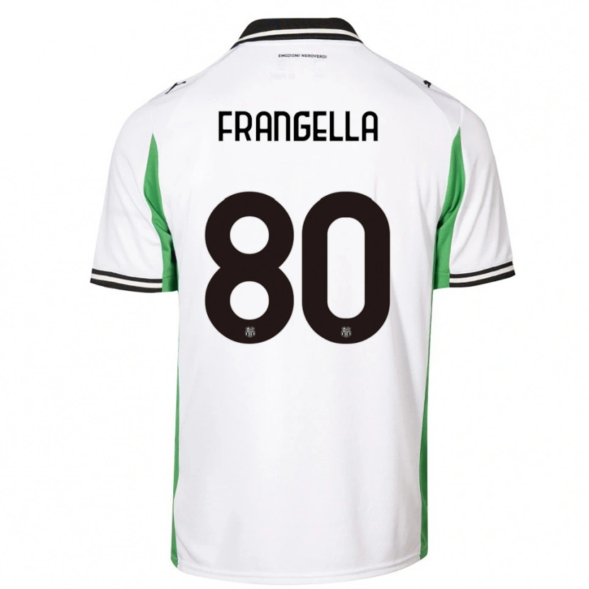 Danxen Criança Camisola Christian Frangella #80 Branco Verde Preto Alternativa 2025/26 Camisa Brasil