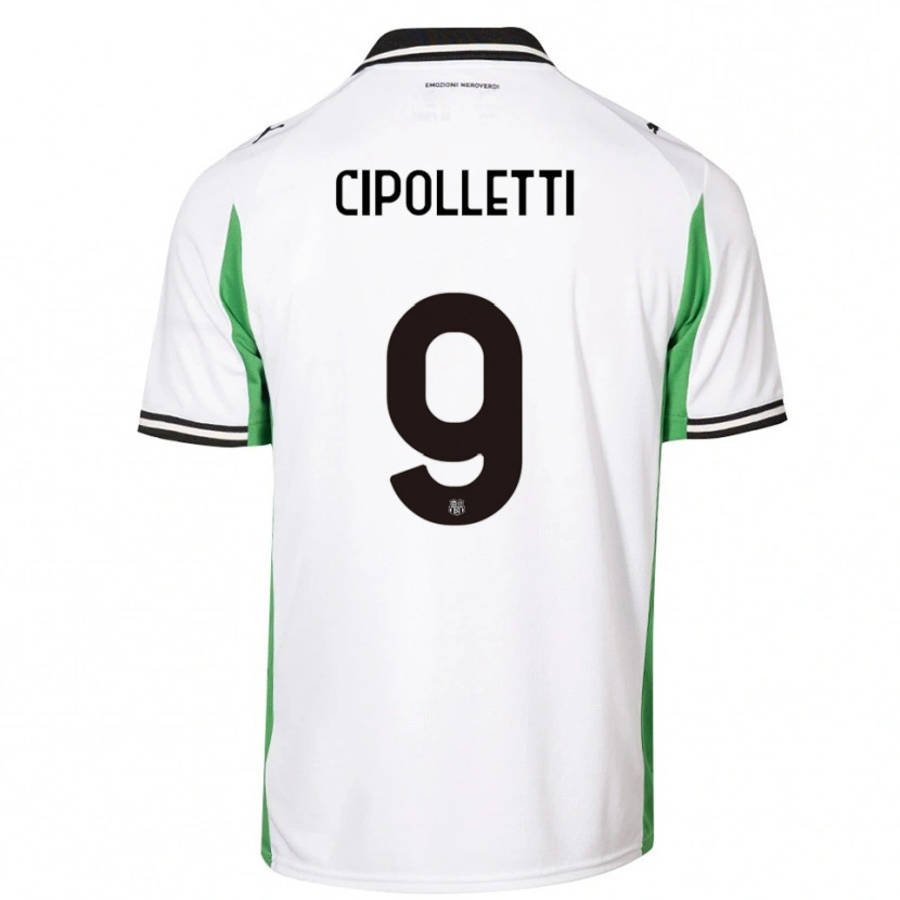 Danxen Criança Camisola Matteo Cipolletti #9 Branco Verde Preto Alternativa 2025/26 Camisa Brasil