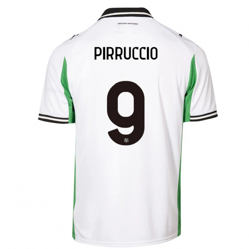 Danxen Criança Camisola Federico Pirruccio #9 Branco Verde Preto Alternativa 2025/26 Camisa Brasil