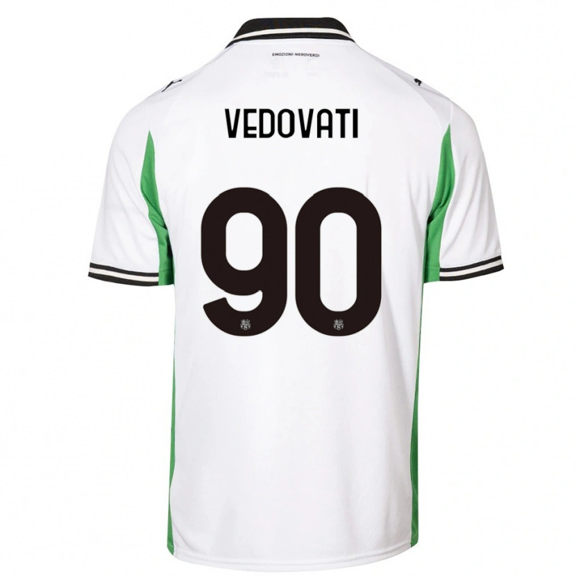 Danxen Criança Camisola Gabriele Vedovati #90 Branco Verde Preto Alternativa 2025/26 Camisa Brasil