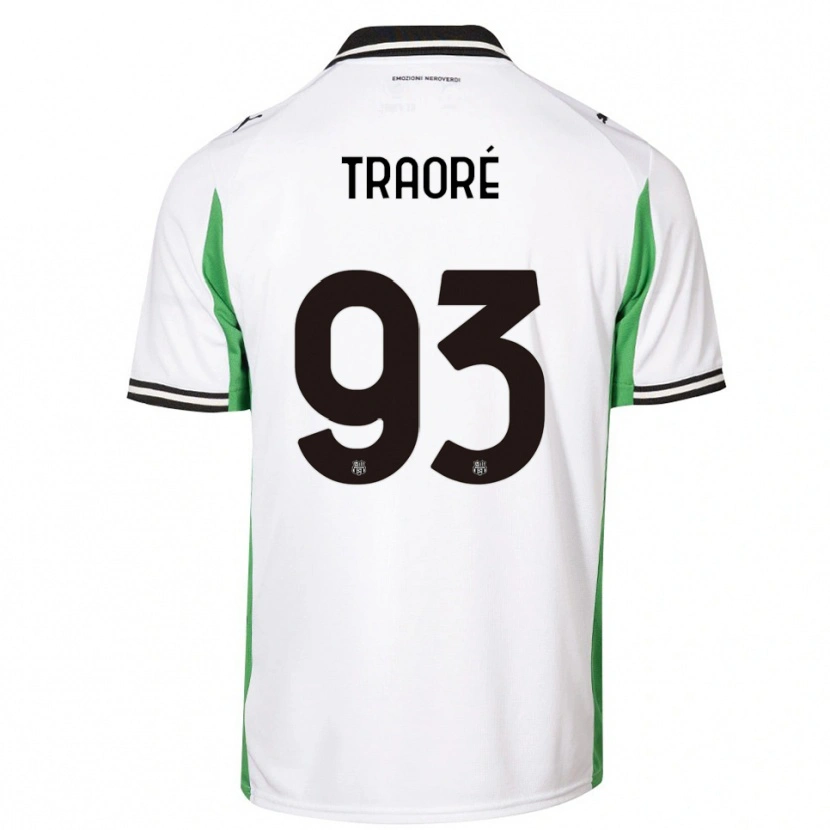Danxen Criança Camisola Kadidia Traoré #93 Branco Verde Preto Alternativa 2025/26 Camisa Brasil