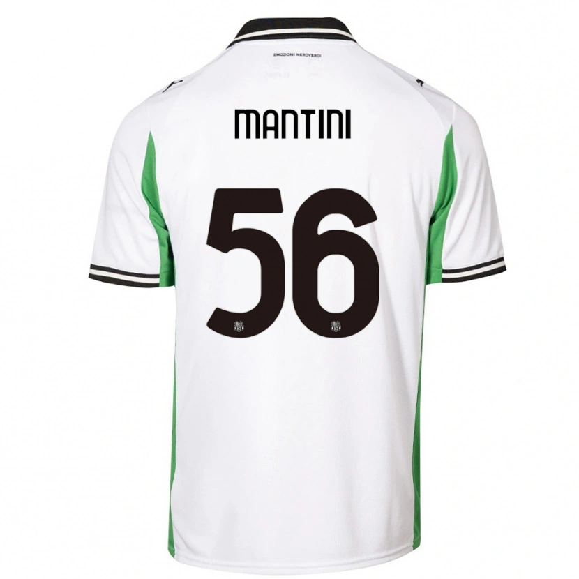 Danxen Criança Camisola Raffaele Mantini #56 Branco Verde Preto Alternativa 2025/26 Camisa Brasil