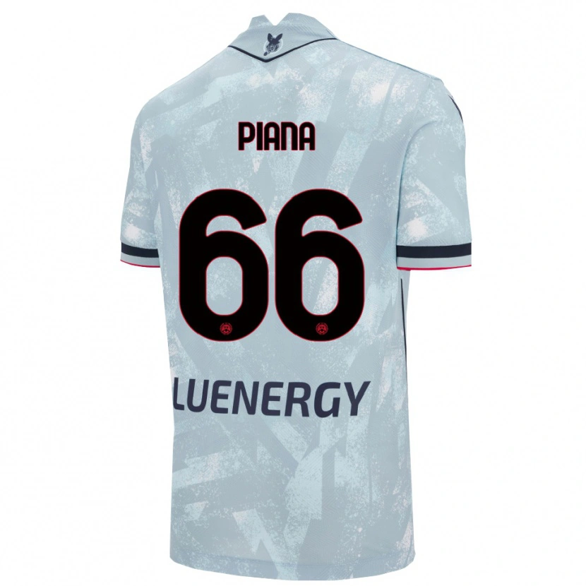 Danxen Criança Camisola Edoardo Piana #66 Azul Claro Preto Alternativa 2025/26 Camisa Brasil