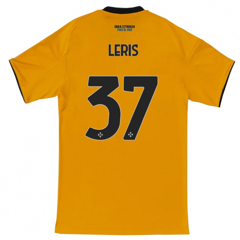Danxen Criança Camisola Mehdi Léris #37 Laranja Azul Alternativa 2025/26 Camisa Brasil
