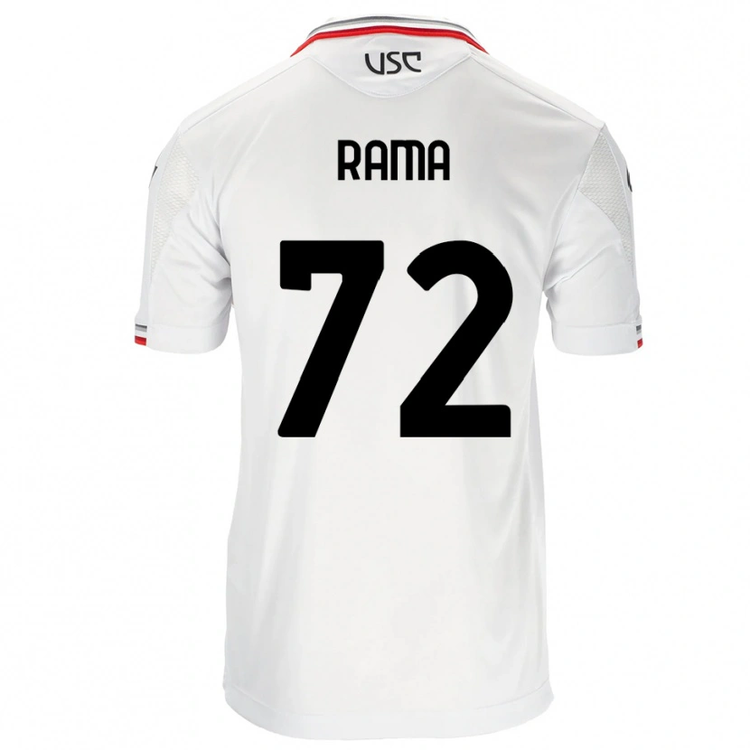Danxen Criança Camisola Alex Rama #72 Branco Vermelho Alternativa 2025/26 Camisa Brasil