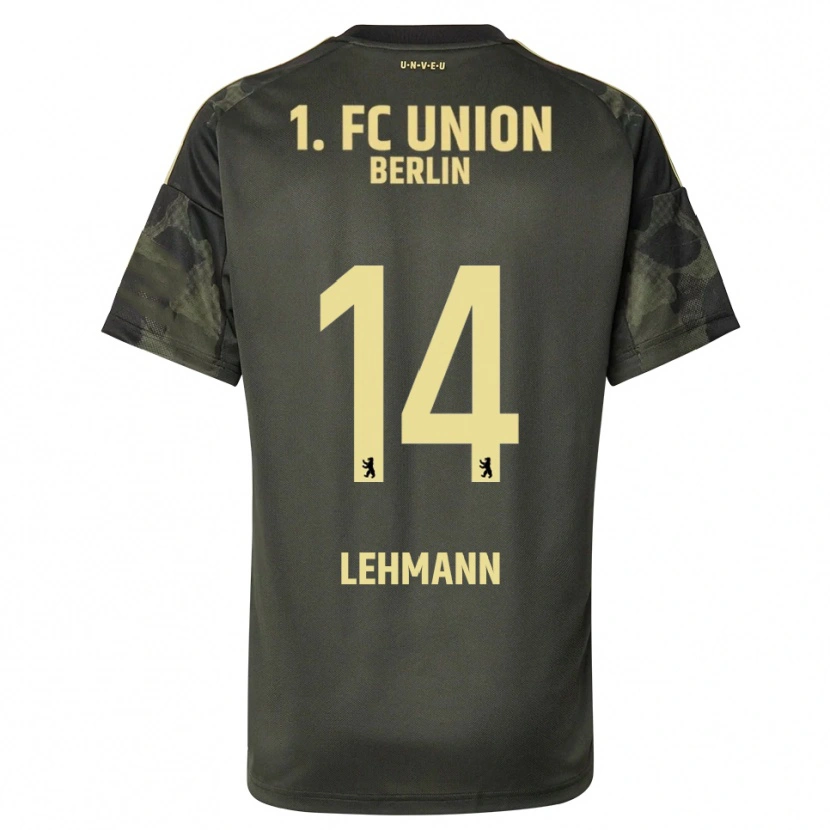 Danxen Criança Camisola Noah Lehmann #14 Verde Escuro Preto Alternativa 2025/26 Camisa Brasil
