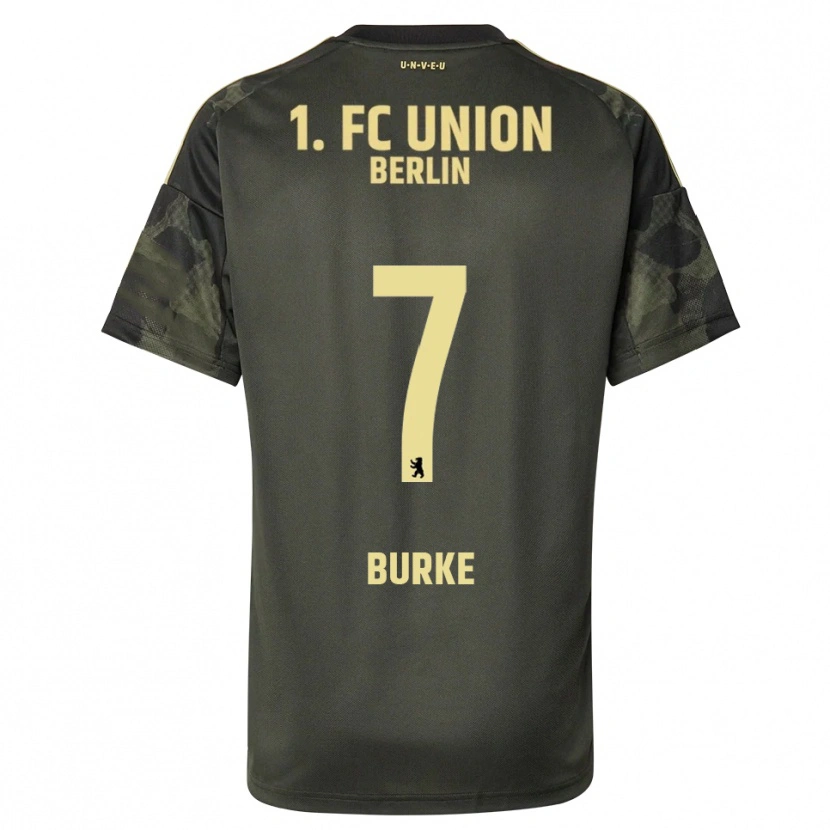 Danxen Criança Camisola Oliver Burke #7 Verde Escuro Preto Alternativa 2025/26 Camisa Brasil