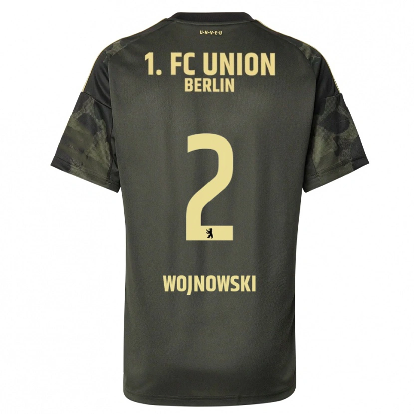 Danxen Criança Camisola Wiktorian Wojnowski #2 Verde Escuro Preto Alternativa 2025/26 Camisa Brasil