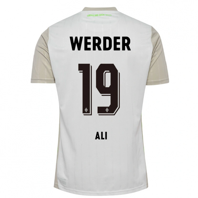 Danxen Criança Camisola Rok Ali #19 Branco Preto Alternativa 2025/26 Camisa Brasil