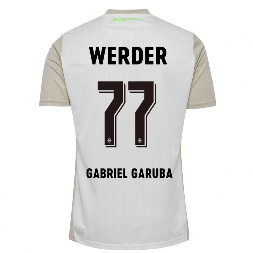 Danxen Criança Camisola Najib Gabriel Garuba #77 Branco Preto Alternativa 2025/26 Camisa Brasil