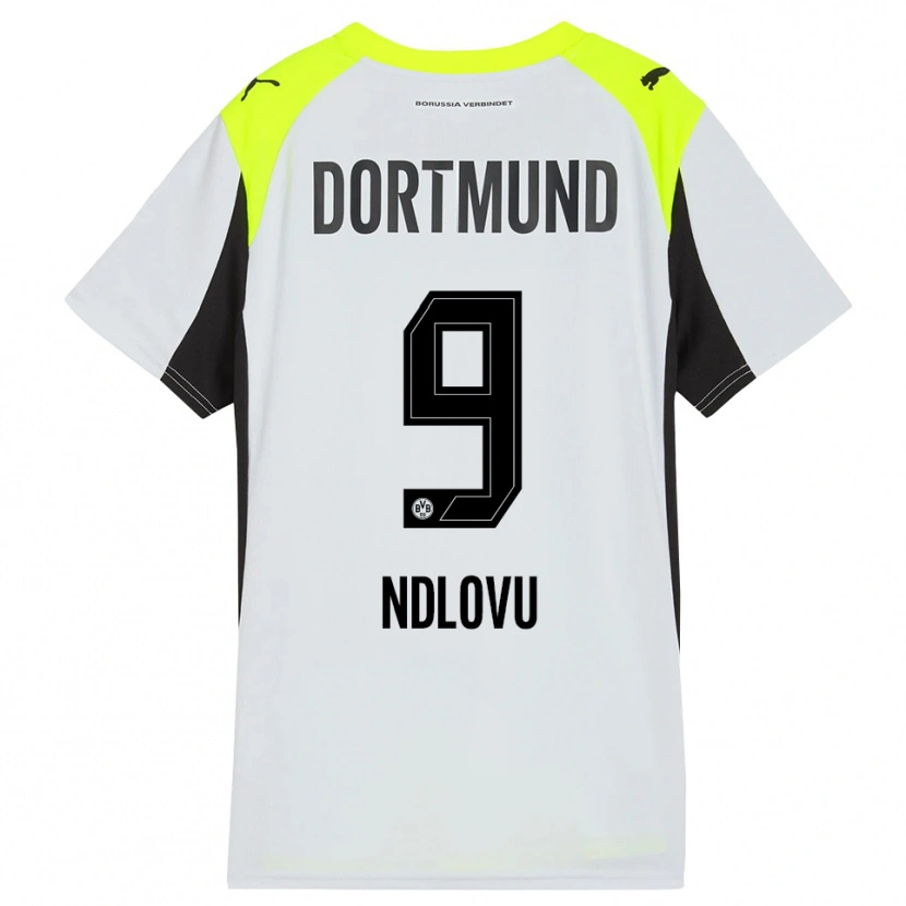Danxen Criança Camisola Desmond Ndlovu #9 Amarelo Fluorescente Alternativa 2025/26 Camisa Brasil
