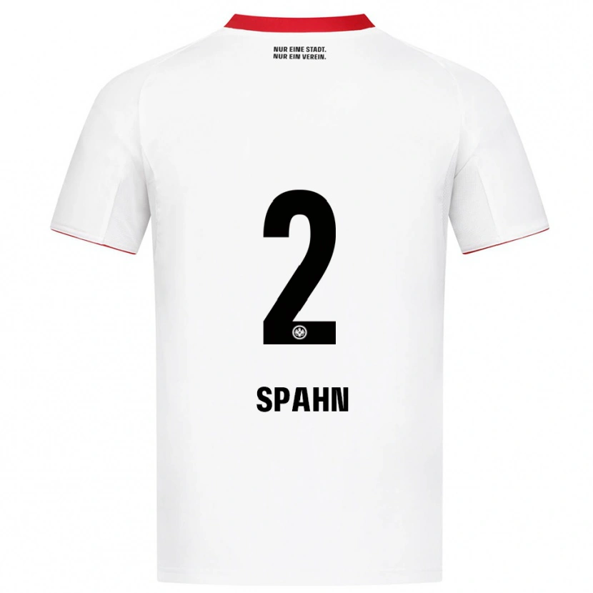 Danxen Criança Camisola Maurice Spahn #2 Branco Vermelho Alternativa 2025/26 Camisa Brasil