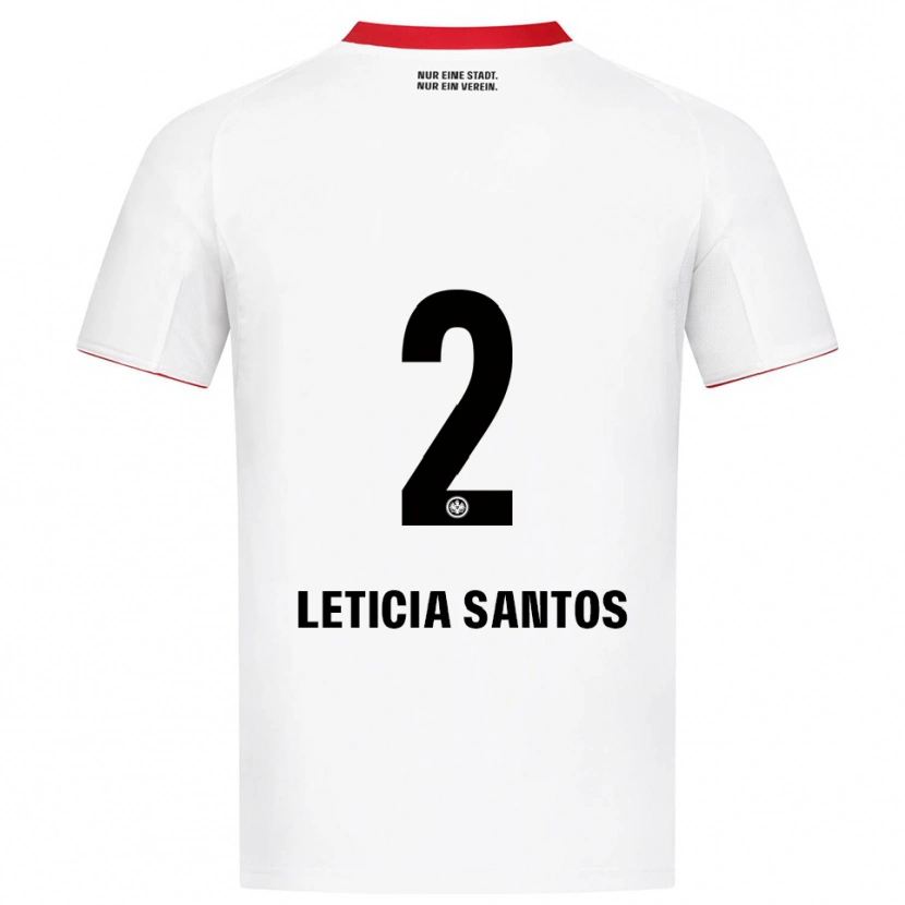 Danxen Criança Camisola Letícia Santos De Oliveira #2 Branco Vermelho Alternativa 2025/26 Camisa Brasil