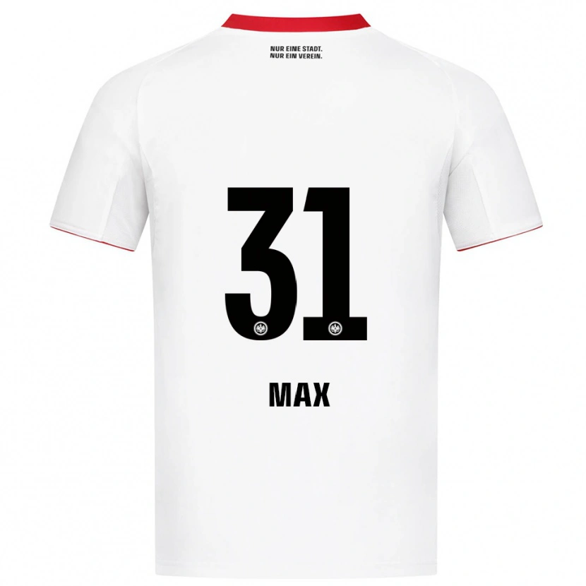 Danxen Criança Camisola Philipp Max #31 Branco Vermelho Alternativa 2025/26 Camisa Brasil