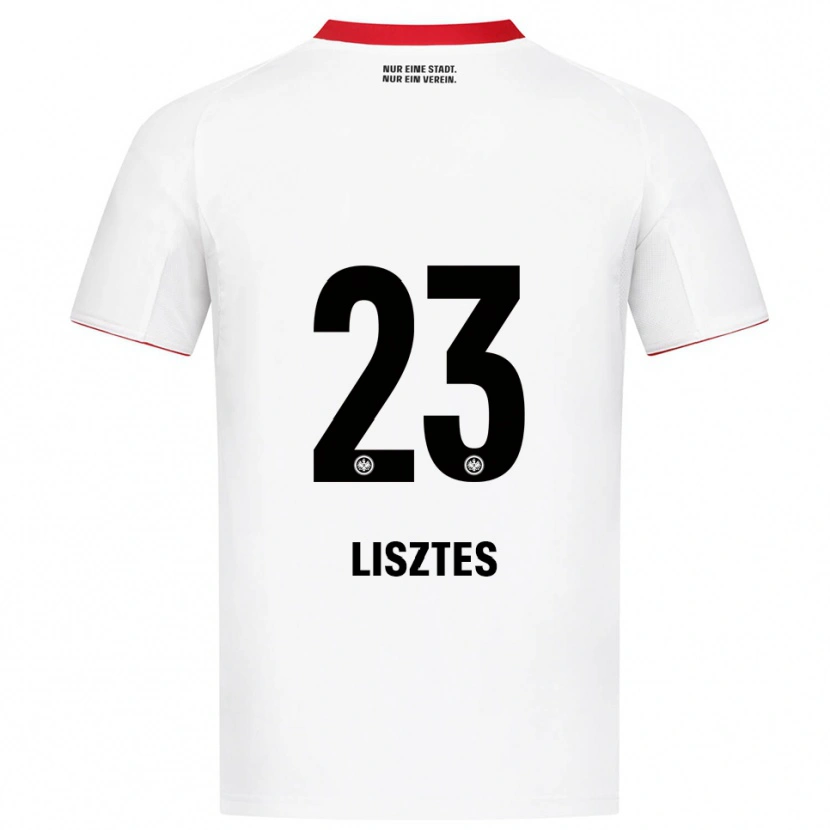 Danxen Criança Camisola Krisztián Lisztes #23 Branco Vermelho Alternativa 2025/26 Camisa Brasil