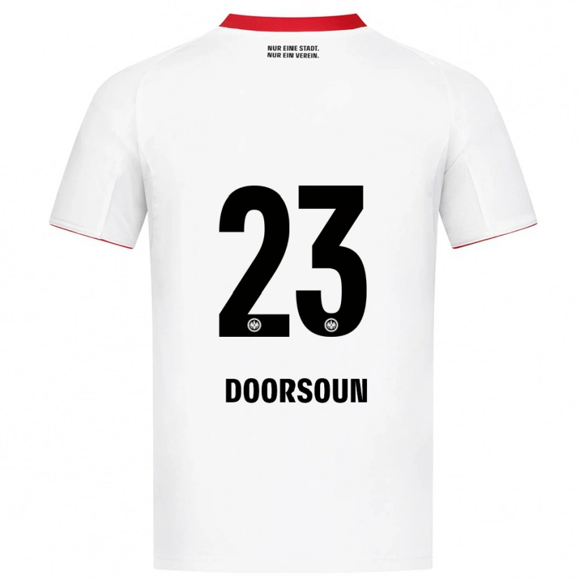 Danxen Criança Camisola Sara Doorsoun #23 Branco Vermelho Alternativa 2025/26 Camisa Brasil