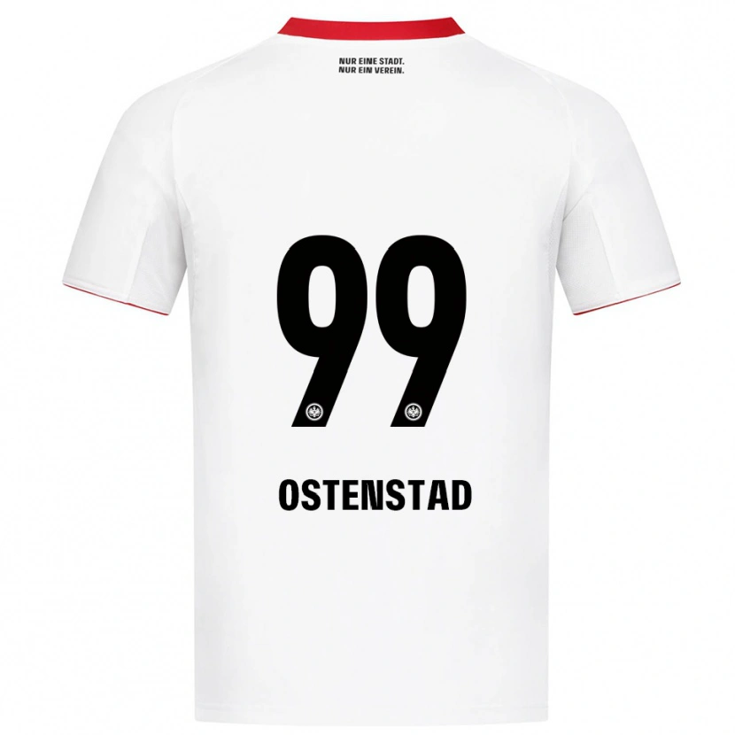 Danxen Criança Camisola Marthine Østenstad #99 Branco Vermelho Alternativa 2025/26 Camisa Brasil