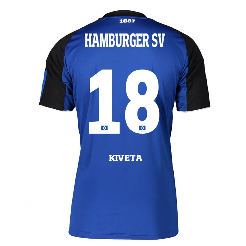 Danxen Criança Camisola Glory Kiveta #18 Azul Preto Alternativa 2025/26 Camisa Brasil