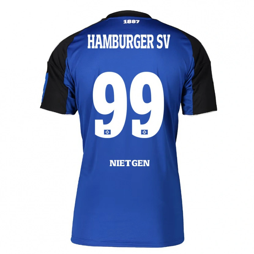 Danxen Criança Camisola Marvin Nietgen #99 Azul Preto Alternativa 2025/26 Camisa Brasil
