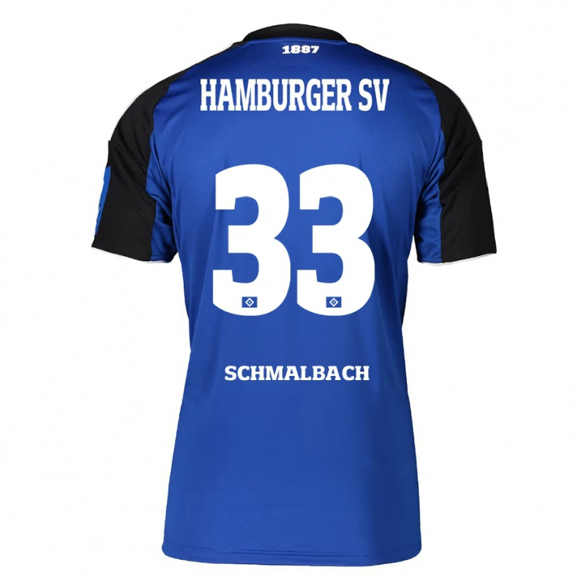 Danxen Criança Camisola Sebastian Schmalbach #33 Azul Preto Alternativa 2025/26 Camisa Brasil