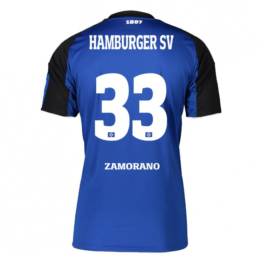 Danxen Criança Camisola Jolina Zamorano #33 Azul Preto Alternativa 2025/26 Camisa Brasil