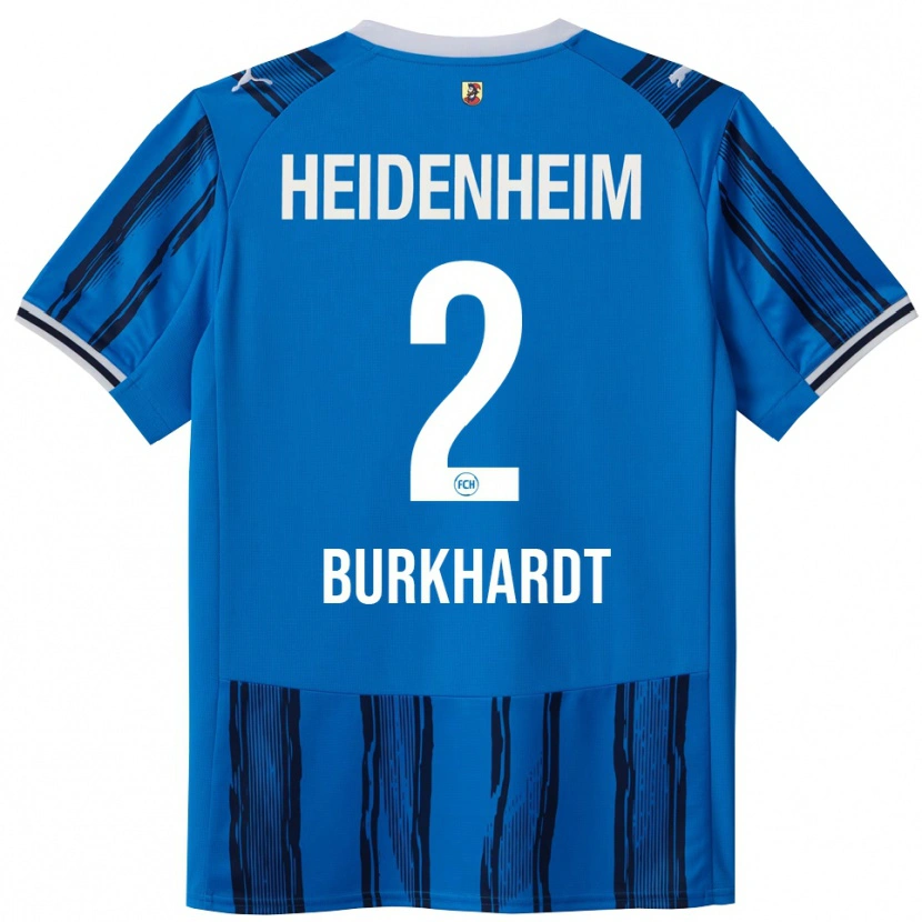 Danxen Criança Camisola Hannes Burkhardt #2 Azul Marinho Alternativa 2025/26 Camisa Brasil