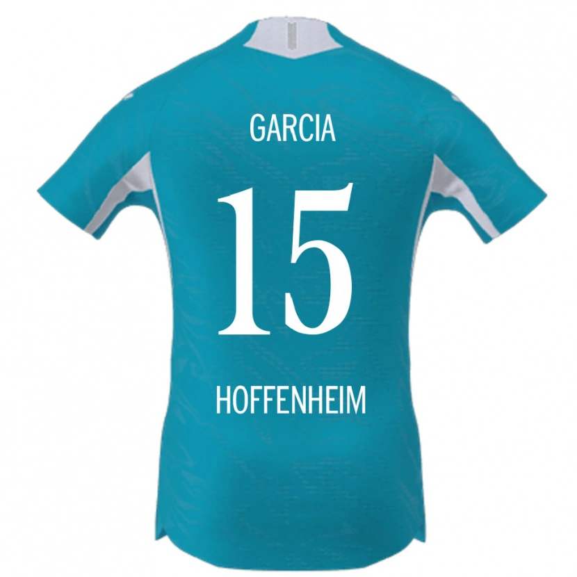 Danxen Criança Camisola Marta Cazalla Garcia #15 Azul Celeste Alternativa 2025/26 Camisa Brasil