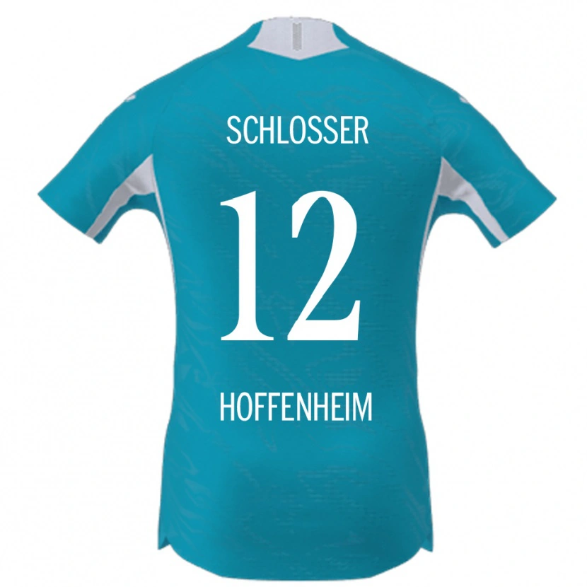 Danxen Criança Camisola Nils Schlosser #12 Azul Celeste Alternativa 2025/26 Camisa Brasil