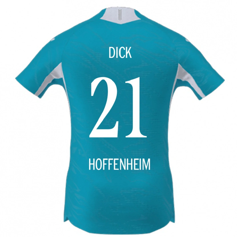 Danxen Criança Camisola Laura Dick #21 Azul Celeste Alternativa 2025/26 Camisa Brasil
