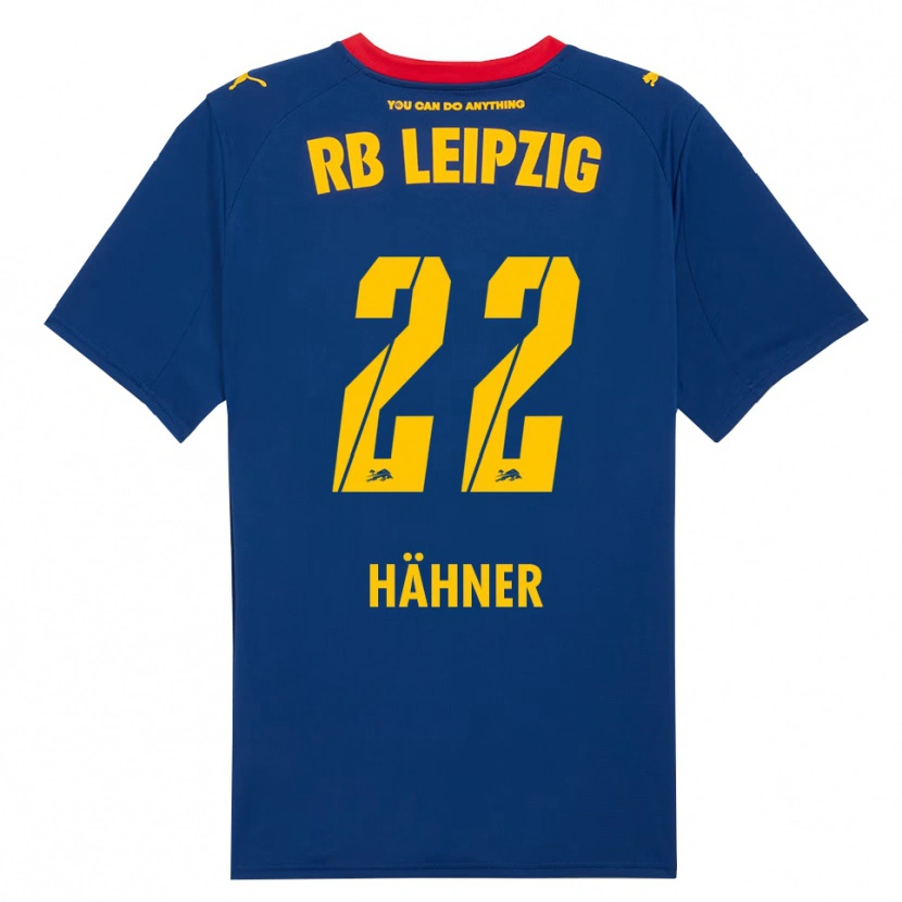 Danxen Criança Camisola Elian Hähner #22 Marinho Vermelho Alternativa 2025/26 Camisa Brasil