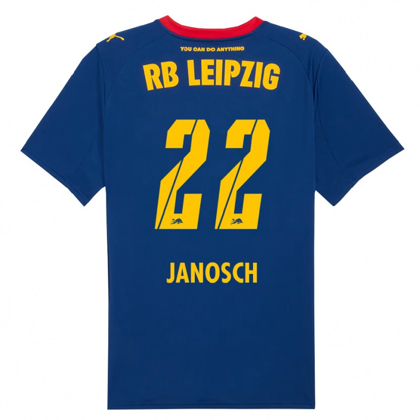 Danxen Criança Camisola Luca Janosch #22 Marinho Vermelho Alternativa 2025/26 Camisa Brasil