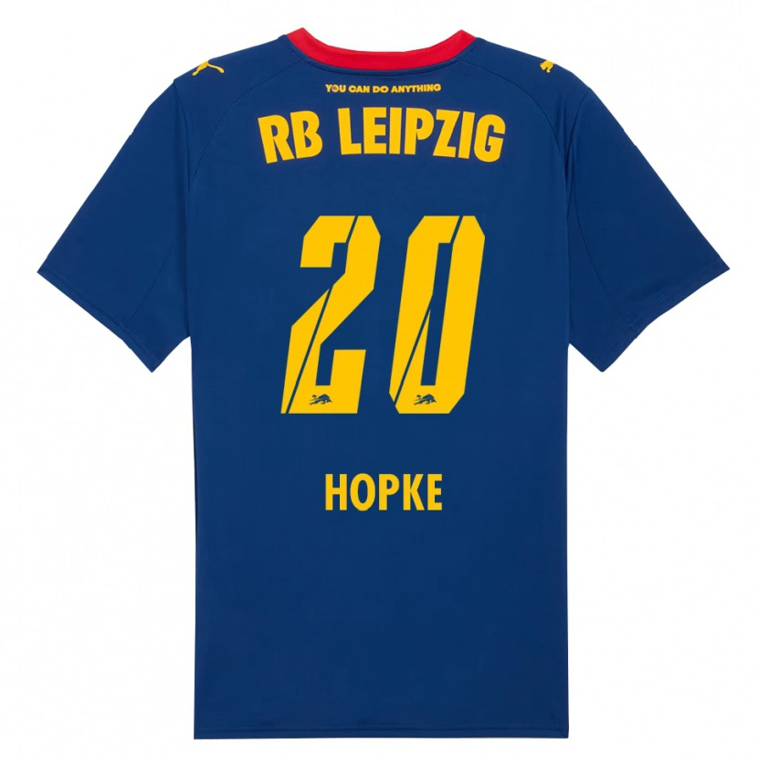 Danxen Criança Camisola Hannes Hopke #20 Marinho Vermelho Alternativa 2025/26 Camisa Brasil