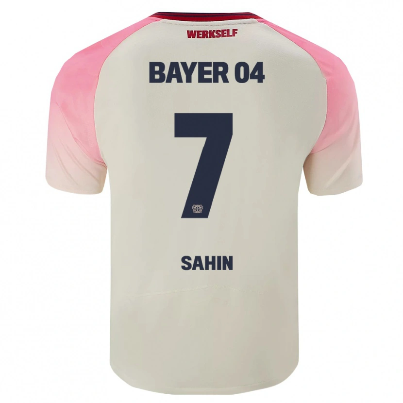 Danxen Criança Camisola Batuhan Sahin #7 Rosa Branco Sujo Alternativa 2025/26 Camisa Brasil